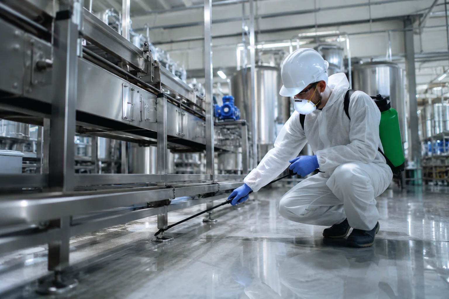 Control de plagas para instalaciones industriales
