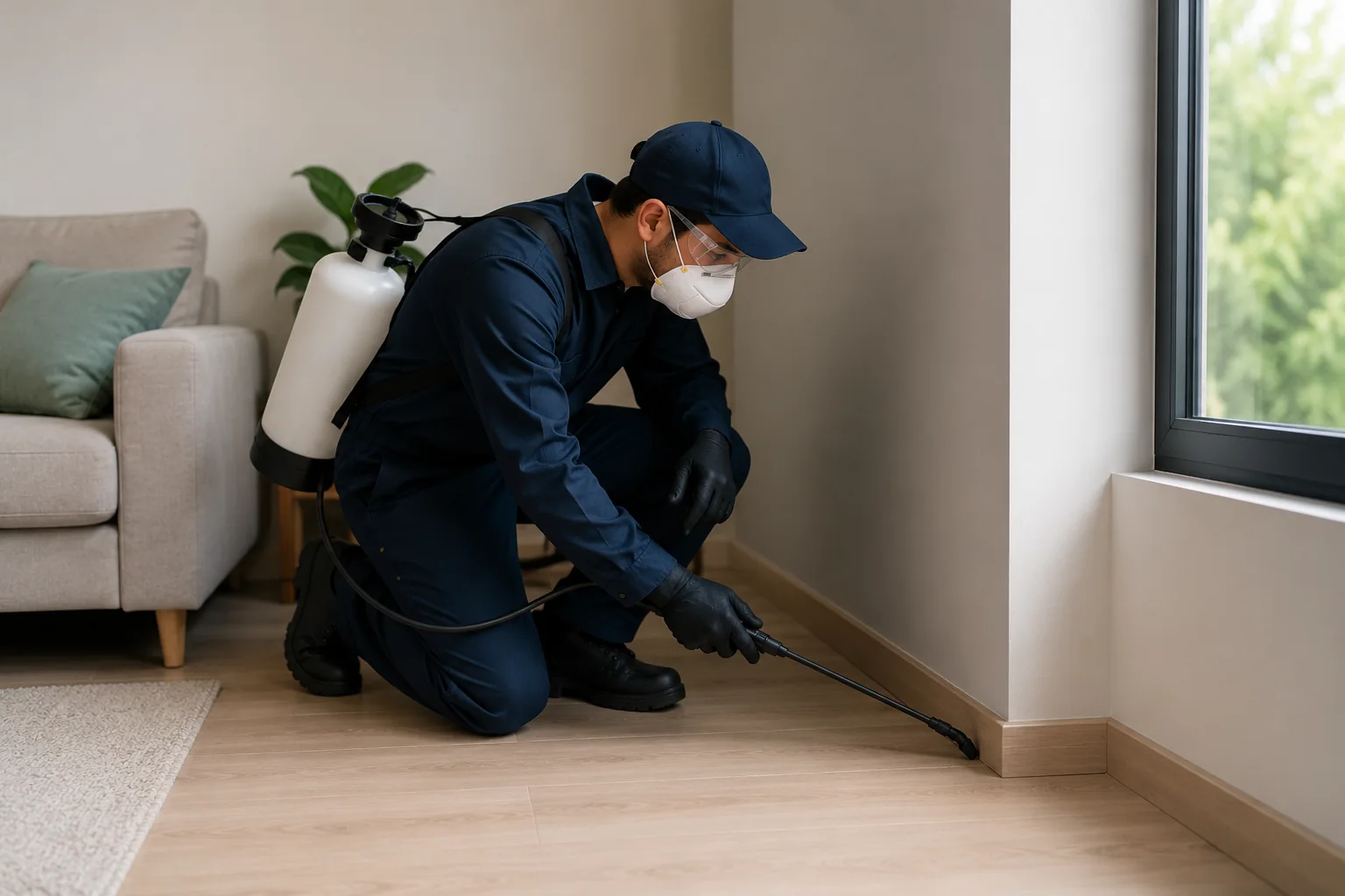 Servicio residencial de control de plagas