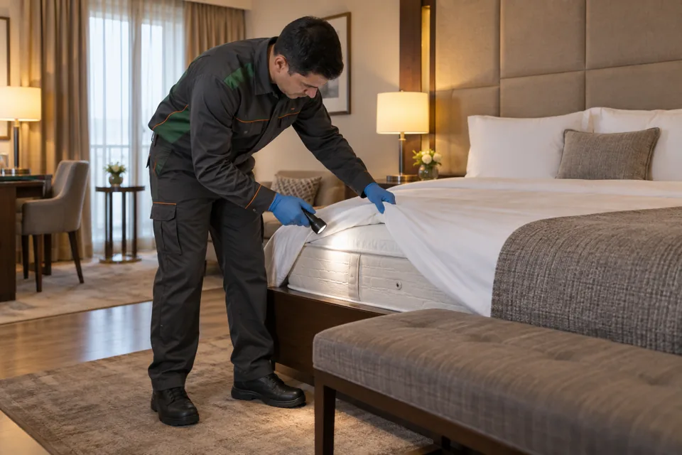 Hotelero — Habitaciones, cocinas y áreas comunes